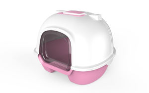 Produit propre de luxe pour animaux de compagnie Litière pour chat Scoop Approvisionnement d'usine Hayon Toilettes fermées Litière pour chat - Product Image 6