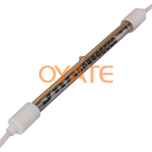Tubo de Calentamiento Infrarrojo de Fibra de Carbono con Recubrimiento Dorado Parcial OYATE 110V/230V para Procesamiento de Plástico - Product Image 4