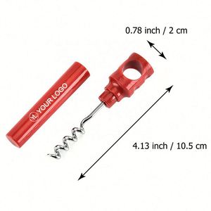 Sacacorchos de Bolsillo Portátil Moderno Personalizado, Herramienta de Camarero, de Plástico y Acero Inoxidable para Abrir Botellas de Vino - Product Image 2