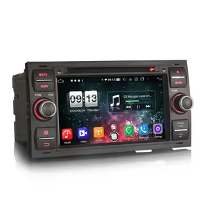 Erisin ES8766FB 7 "PX5 64 Gam Android 10.0 Car DVD Player Navi Đài Phát Thanh Stereo GPS Cho Ford C/S-MAX Galaxy Kuga Focus Transit/Mondeo