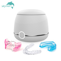 Nettoyeur dentaire ultrasonique ODM 200 ml Type-C Skymen Dental Pod pour aligneurs, appareils dentaires, prothèses, protège-dents et dispositifs de rétention