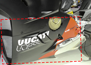 Paneles Laterales de Carenado de Fibra de Carbono Seca Preimpregnada para Autoclave y Carenado Inferior para <span class=keywords><strong>DUCATI</strong></span> Panigale V4 <span class=keywords><strong>2023</strong></span> - Product Image 6