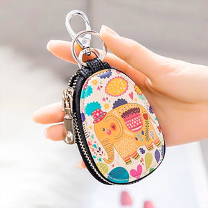 Portachiavi in Pelle PU Personalizzato con Design Dipinto per Donne, Custodia Portachiavi per Governanti, Nuova Pochette Portachiavi in Pelle - Product Image 1