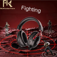 Headset Nirkabel PC Komputer Musik Earpiece Over-ear Headset Berkabel Earphone untuk HP GH20 Headphone Gaming