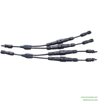 Kabel Harness Surya 1500VDC Berperingkat IP68 Perlindungan CATIII/2 Konektor Paralel Panel Surya Sekring Inline Sambungan Sistem PV
