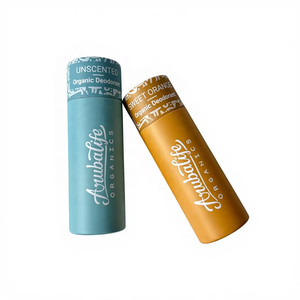 บรรจุภัณฑ์หลอดกระดาษแข็งสีขาวย่อยสลายได้สำหรับลิปบาล์ม - Product Image 2