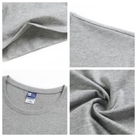 Nouveau T-shirt Homme à Épaules Tombantes 100% Coton Lourd 240 g/m² Motif Personnalisé Streetwear Coupe Oversize Uni