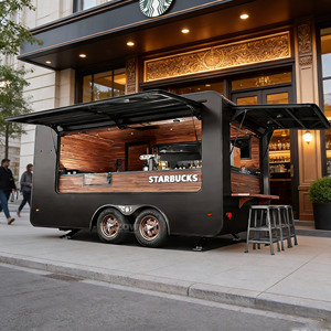 2026 New High-Quality Electric Mobile Food Cart <b>Trailer</b>, Suitable for Smoothie and Juice Bar Services - Product Image 1