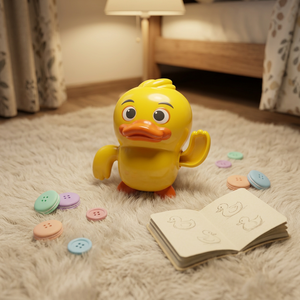 Jouet de bain en PVC à remonter en forme de canard flottant de 18 pouces pour les tout-petits et les enfants - Product Image 3