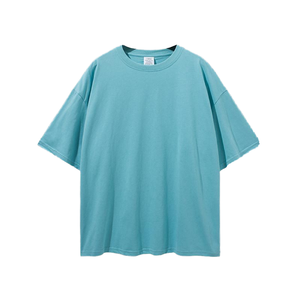 Nouveau T-shirt formel pour homme OEM 100% coton tricoté à manches courtes, coupe ample - Product Image 1