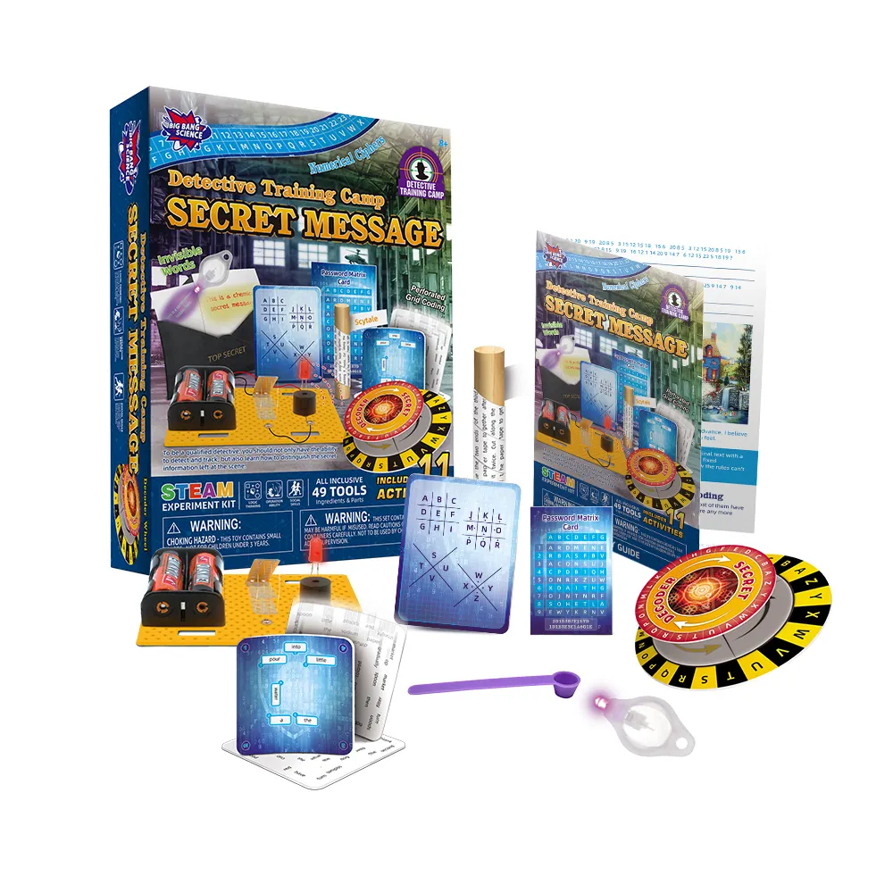 Nhà Máy STEM giáo dục đồ chơi cung cấp Thám tử thí nghiệm khoa học Bộ dụng cụ Spy Gear khoa học dụng cụ Kit cho trẻ em