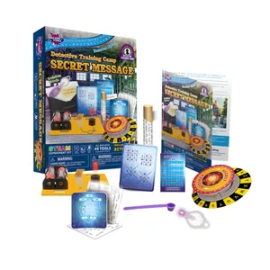 Persediaan mainan pendidikan Stem pabrik Kit percobaan sains detektif Kit perkakas Sains gigi mata-mata untuk anak-anak