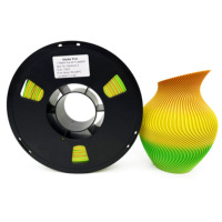 Filament d'imprimante 3D PLA couleur arc-en-ciel mat 1KG, diamètre 1,75/2,85/3 mm, longueur 345 m, tiges en plastique
