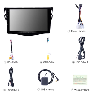Reproductor Multimedia de coche para Toyota RAV4 2007-2013 <span class=keywords><strong>Android</strong></span> 11,0 9 "2 Din coche GPS Navi Radio unidad principal Control del volante - Product Image 3