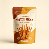 Op maat gedrukte, voedselveilige, hersluitbare, staande Mylar-zakjes met ziplock, OEM-verpakkingen voor noten, gevriesdroogd fruit en snacks