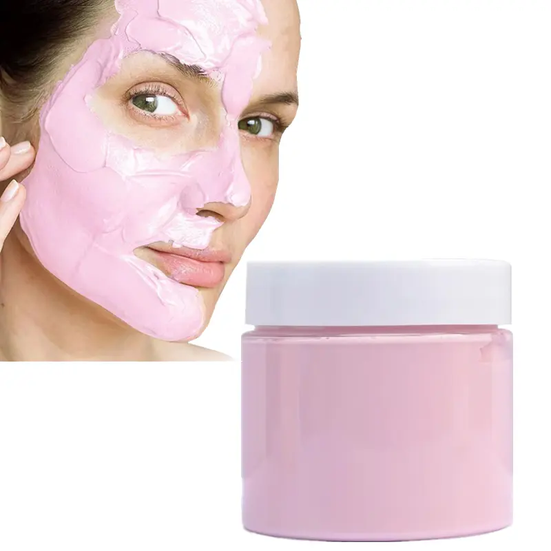 العلامة الخاصة منخفضة Moq منتجات العناية بالبشرة تبييض الوردي الطين الوردي قناع الطين Maskss الجمال