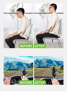 Tùy chỉnh chỉnh hình ghế văn phòng đệm công thái học căng thẳng cứu trợ bộ nhớ bọt ghế đệm thắt lưng Gối Đệm Ghế - Product Image 6