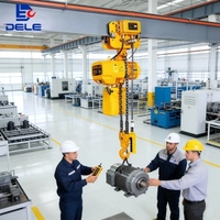 Nouvelle palan électrique à chaîne robuste 5 tonnes certifié CE avec chariot manuel, protection IP54, télécommande sans fil, directement de l'usine