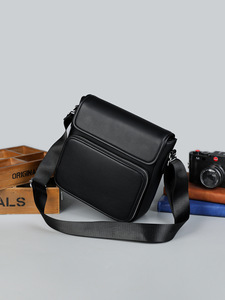 Professional Men's Summer Lightweight Waterproof PU Leather Modern Fashion Cosmetic <b>Bag</b> Shoulder Strap for Daily - Product Image 4