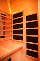 Sauna Doméstica Interior para 2 Personas, Sauna de Infrarrojos Lejanos de Bajo EMF, Envío de Fábrica, OEM, ODM, Nuevo Diseño