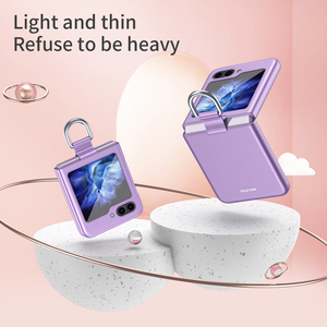 Étui rigide pliable avec anneau de maintien pour Samsung Galaxy Z Flip 6 5 <span class=keywords><strong>4</strong></span> 3 - Product Image 3