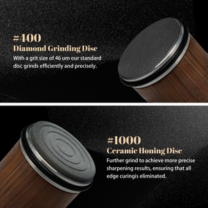 Flywod Nhà Bếp Tiện Ích Kéo Mài Công Cụ Kit Điện Dao Mài Chuyên Nghiệp 15 & 20 Độ Cán Dao Mài - Product Image 2