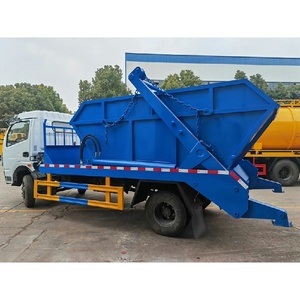 Camión de Basura con Brazo Oscilante, Camión de Transferencia de Basura Doméstica, Camión de Basura Removible Tipo Caja de 6 Metros Cúbicos - Product Image 3
