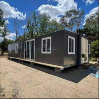 Maison préfabriquée extensible de 20 pieds à double aile pour hébergement familial