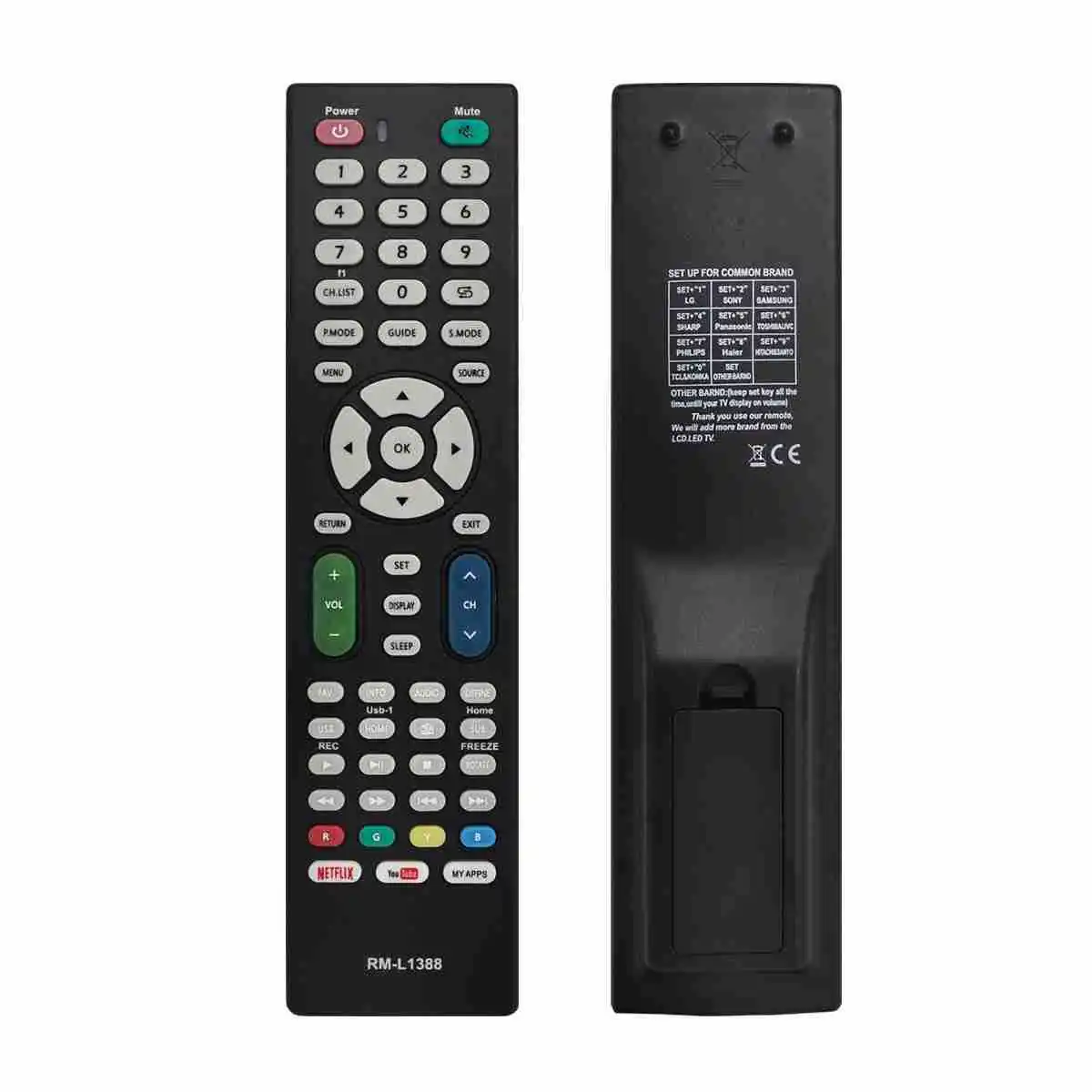 Universal TV Remote Control LCD LED TV 3D RM-014S+ Control Multifunction