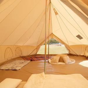 Tienda de campaña familiar de <span class=keywords><strong>gran</strong></span> diseño con tres puertas, tienda de lona impermeable con campana emperador - Product Image 5