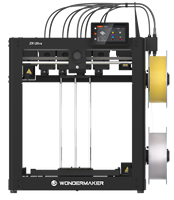 WonderMaker ZR Printer 3D Ultra Baru Sumber Terbuka 4 Kepala Alat Pencetak Multi-Material Penggantian Cepat PLA Teknologi Leveling DLP
