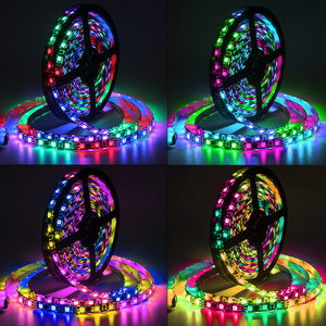 <span class=keywords><strong>Ws2811</strong></span> LED Strip ánh sáng <span class=keywords><strong>DC12V</strong></span> cá nhân địa chỉ 5050 RGB <span class=keywords><strong>IC</strong></span> 30 60 pixel/mét ip30 IP65 IP67 không thấm nước cho trang trí nội thất - Product Image 5