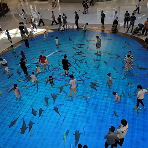 Schermo di visualizzazione a LED a colori interattivo P3.91 p4.81, utilizzato per la piattaforma di giochi di danza con display a LED a mattonelle - Product Image 2