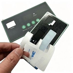 Autocollant de clavier à membrane personnalisé OEM pour sèche-cheveux, réglage soufflage Minus Plus, brosse de nettoyage, ruban adhésif double face 3M - Product Image 3