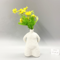 Vase en céramique de poterie décorative nordique Vases en porcelaine de fleur pour la décoration de la maison