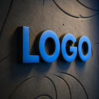 Letras 3D Acrílicas Personalizadas con Luz LED, Letrero de Neón Mini LOVE para Lámpara de Escritorio Moderna, Decoración del Hogar, Regalo de Boda, Cumpleaños, San Valentín