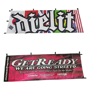 Drapeaux Nobori personnalisés de haute qualité pour la publicité intérieure et extérieure, livraison rapide, fabrication en usine, drapeaux promotionnels numériques, bannières - Product Image 1