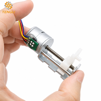 TENGLI 20BY32 20mm Minyatür Lineer Step Motor PM 12V 18 Derece 2 Fazlı Kurşun Vidalı Kamera Lazer Robot CNC için Slayt