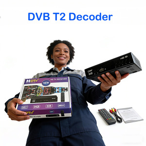 Decodificador de TV DVB-T2 con Reproducción USB HD 1080P, Antena de Alimentación, Procesador de Doble Núcleo, AC-3 para WiFi 802.11n, Certificado CE - Product Image 2