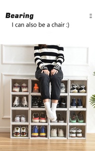 Choice Fun-<span class=keywords><strong>cajas</strong></span> <span class=keywords><strong>de</strong></span> zapatos transparentes <span class=keywords><strong>debajo</strong></span> <span class=keywords><strong>de</strong></span> <span class=keywords><strong>la</strong></span> <span class=keywords><strong>cama</strong></span>, contenedores <span class=keywords><strong>de</strong></span> zapatos, caja <span class=keywords><strong>de</strong></span> almacenamiento <span class=keywords><strong>de</strong></span> plástico, estante <span class=keywords><strong>de</strong></span> zapatos con tapa - Product Image 3
