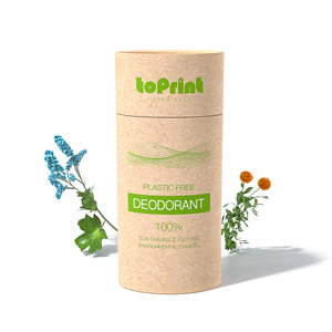 Tùy Chỉnh Rỗng Hình Bầu Dục Khử Mùi Thanh Bao Bì 80% Ít Nhựa Ống Giấy <span class=keywords><strong>Container</strong></span> Với Dập Xử Lý Twist-up Thiết Kế - Product Image 6