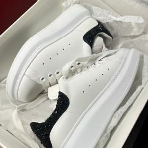 Luxury Designer Men's <b>Shoes</b> Custom Brands Platform MC White diamond MQ Sneakers High quality leather chunky Causal Running <b>shoes</b> - Product Image 2