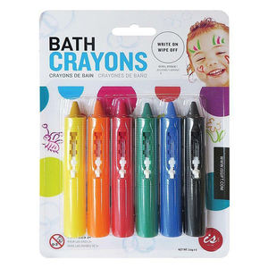 Multi Colors Twistable Kids Washable Bath <b>Crayons</b> Blister Card Package - Product Image 4