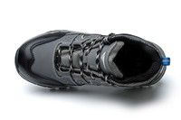Chaussures de sécurité à bout en acier standard Euro, chaussures de travail confortables anti-écrasement et anti-crevaison.