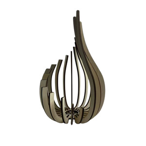 Wooden <b>Candle</b> Holder Tapered Design Decorative <b>Lantern</b> For Home Lighting And Gift - Product Image 5