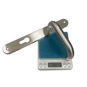 Ensemble de serrure à mortaise 5572, durable, antivol, en acier inoxydable, poignée à tirer, <span class=keywords><strong>entraxe</strong></span> de 55 mm, 5 clés, <span class=keywords><strong>porte</strong></span> en bois, passage/<span class=keywords><strong>entrée</strong></span>, kit complet - Product Image 5