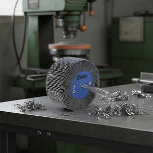 Disque à lamelles abrasif Ttake 50x10 mm, tige de 6 mm, grain 80, pour le meulage des métaux - Product Image 3