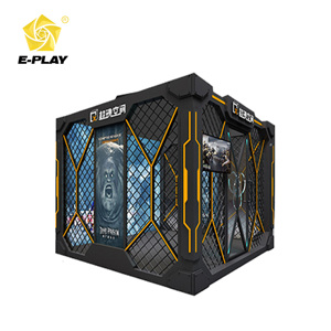 Sci-Fi Center VR Multijugador <span class=keywords><strong>4</strong></span>-Player Consola <span class=keywords><strong>de</strong></span> <span class=keywords><strong>juegos</strong></span> <span class=keywords><strong>de</strong></span> <span class=keywords><strong>realidad</strong></span> <span class=keywords><strong>virtual</strong></span> VR Gun Shooting Arena Fibra <span class=keywords><strong>de</strong></span> vidrio Metal 1500W Compras en interiores - Product Image 3