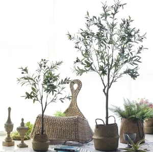 Erhöhen Sie Ihr Ambiente mit beleuchtetem Olivenbaum-Dekor ideal für die Schaffung eines serenen und exotischen tropischen Fluchtkünstlichen Baums