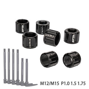 Écrou de tige d'axe traversant pour vélo de route M12/15, écrou de jeu de roues de vélo, pas d'écrou P1.0/1.5/1.75mm, écrou de fourche <span class=keywords><strong>avant</strong></span> pour vélo de montagne - Product Image 2